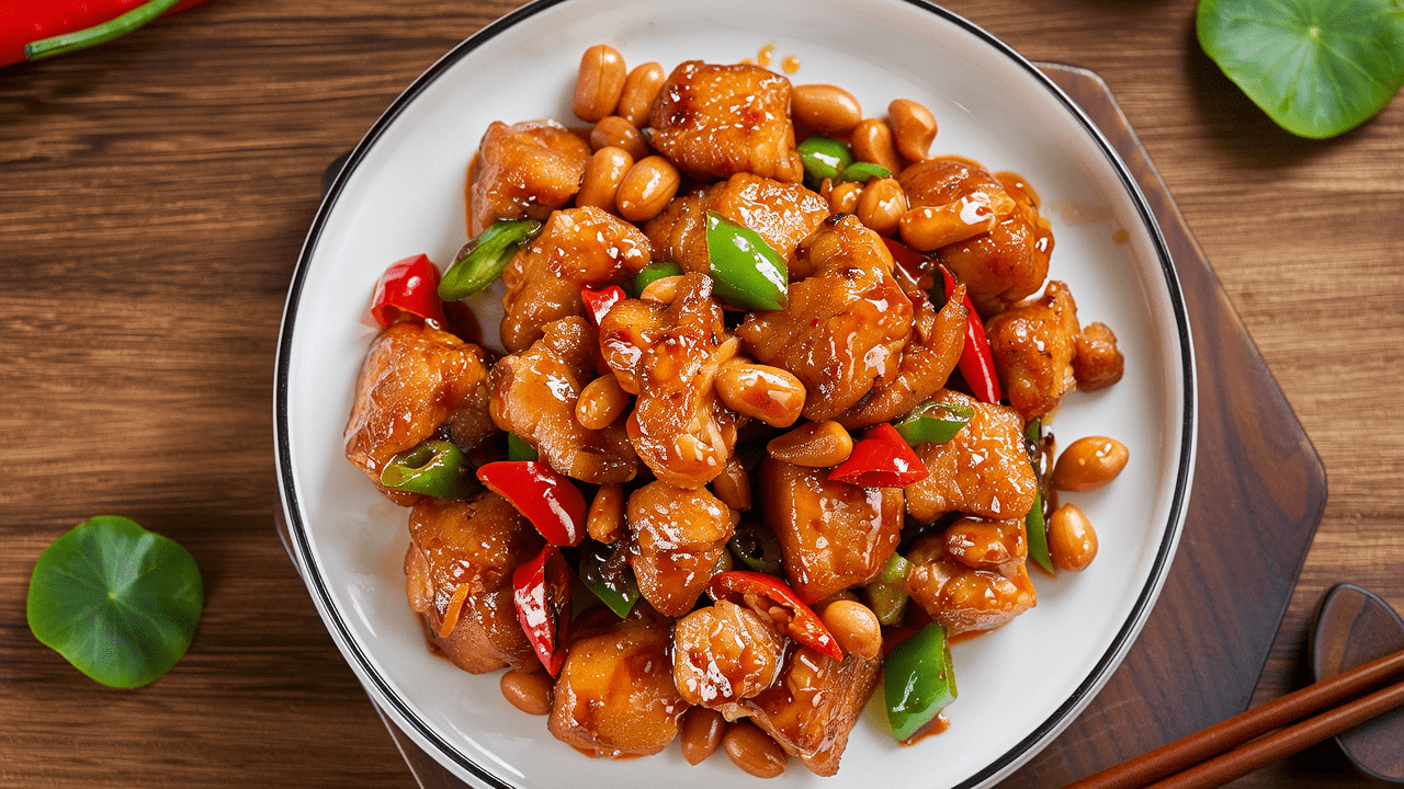 Kung Pao Chicken Recipe - Famous spicy Chinese stir-fry